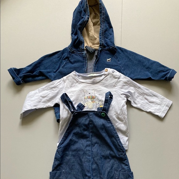 Baby denim outfit 12M - Picture 2 of 2